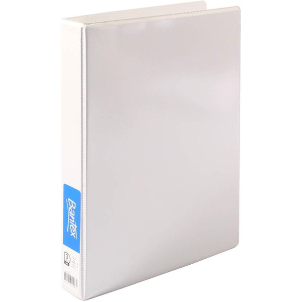 Bantex Insert Ring Binder 3D 25Mm A4 White 100851574 - SuperOffice