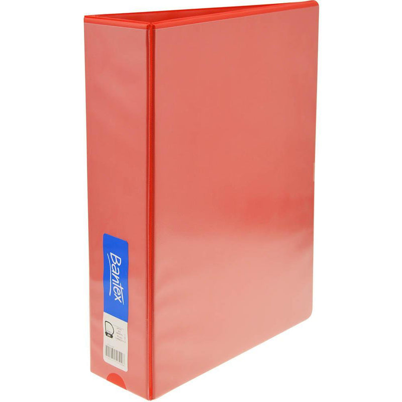 Bantex Insert Ring Binder 4D 50Mm A4 Red 100851623 - SuperOffice