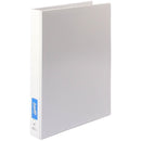 Bantex Insert Ring Binder Folder 2D 38mm A3 White Upright Portrait Pack 8 100851658 (Box 8) - SuperOffice