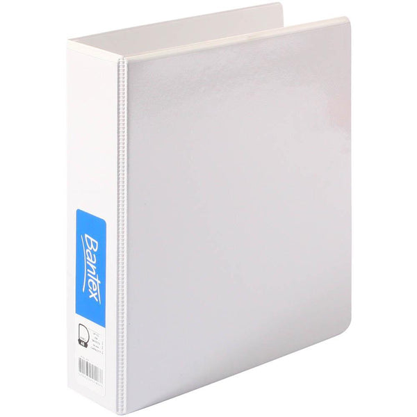 Bantex Insert Ring Binder Folder 2D 38mm A5 White Filing Box 15 100851556 (Box 15) - SuperOffice