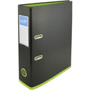 Bantex Lever Arch File 70Mm A4 2 Tone Black And Lime 100851501 - SuperOffice