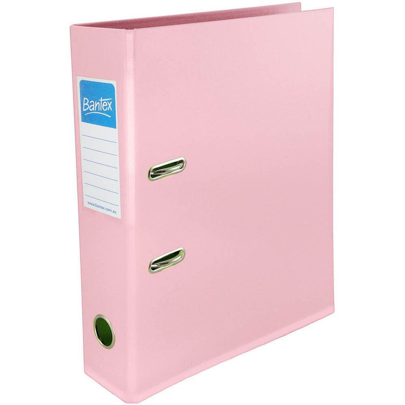 Bantex Lever Arch File 70Mm A4 Musky Pink 100851512 - SuperOffice