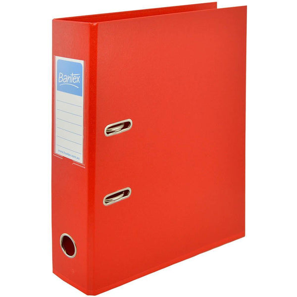 Bantex Lever Arch File 70Mm A4 Red 100080903 - SuperOffice