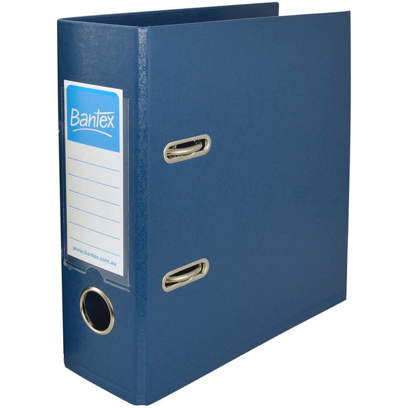 Bantex Lever Arch File 70Mm A5 Blue 100400722 - SuperOffice