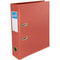 Bantex Lever Arch File Folder 70mm A4 Terracotta Red Box 10 100851492 (Box 10) - SuperOffice