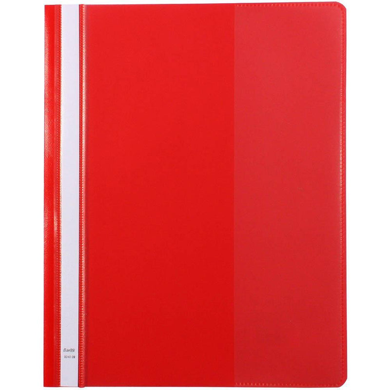 Bantex Managers Flat File A4 Red 100400664 - SuperOffice