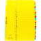 Bantex Manilla Index Divider A-Z A4 Coloured 100851722 - SuperOffice