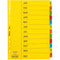 Bantex Manilla Index Divider Jan-Dec Tab A4 White 100851727 - SuperOffice
