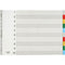 Bantex PP Index Divider 1-10 Tab Landscape A3 Coloured 10 Pack 400135583 (10 Pack) - SuperOffice