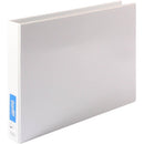 Bantex Pp Insert Ring Binder Landscape 4D 38Mm A3 White 100851666 - SuperOffice