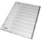 Bantex Pp Maxi Index Divider A-Z A4 Grey 100204654 - SuperOffice