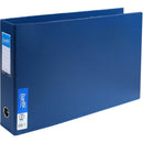 Bantex Pp Ring Binder Landscape 3D 65Mm A3 Blue 100851528 - SuperOffice