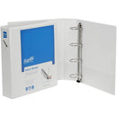 Bantex Premium Push Lever Insert Ring Binder 4R 50Mm A4 White 100851803 - SuperOffice