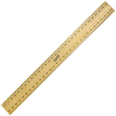 Bantex Ruler Wooden 300Mm Polished 100851745 - SuperOffice