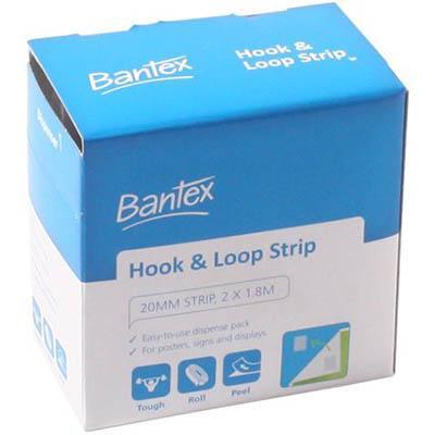 Bantex Strip Hook And Loop 20Mm X 1.8M 100851735 - SuperOffice