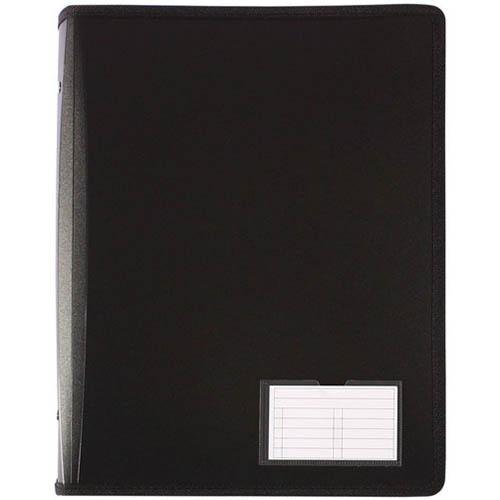 Bantex Zipper Binder 2-D Ring 25Mm A4 Black 100852432 - SuperOffice