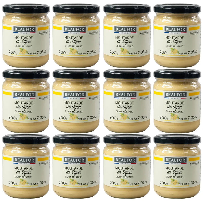 Beaufor French Dijon Mustard 200g 12 Pack Bulk DM109 - SuperOffice