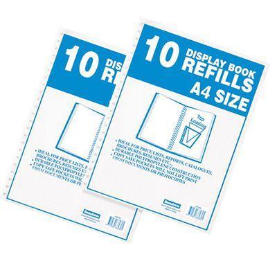 Beautone Display Book Refill A4 Pack 10 100851890 - SuperOffice