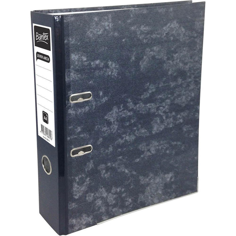 Beautone Economy Lever Arch File 70Mm A4 Mottled Black 100851830 - SuperOffice