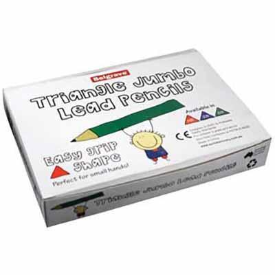 Belgrave Triangular Jumbo Pencils Hb Pack 72 100851960 - SuperOffice