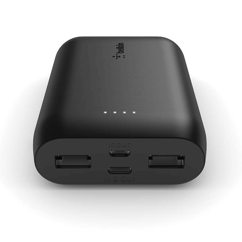 Belkin BoostCharge Charger 15W 10K Portable Power Bank Multi-Port F8J267BTBLK - SuperOffice