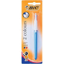 Bic 2 Colour Retractable Ballpoint Pen Medium 1.0Mm 954399 - SuperOffice