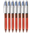 Bic 4 Colour Grip Retractable Ballpoint Pen Fine Box 7 954301 (Box 7) - SuperOffice