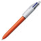 Bic 4 Colour Retractable Ballpoint Pen Fine 889971 - SuperOffice