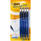 Bic Atlantis Retractable Ballpoint Pen Medium 1.0Mm Blue Pack 4 954356 - SuperOffice