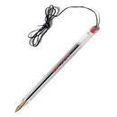 Bic Cristal Ball Point Pen Medium Corded String Red Pack 12 10218 10218 (BIC) - SuperOffice