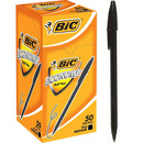 Bic Economy Ballpoint Pens Medium Black Box 50 812803 - SuperOffice