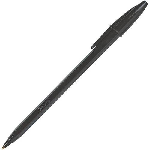 Bic Economy Ballpoint Pens Medium Black Box 50 812803 - SuperOffice