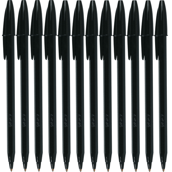 Bic Economy Ballpoint Pens Medium Nib Black Box 12 952031 (Box 12) - SuperOffice