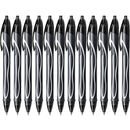 Bic Gelocity Retractable Quick Dry Gel Pen Medium 0.7mm Black Box 12 949873 (Box 12) - SuperOffice