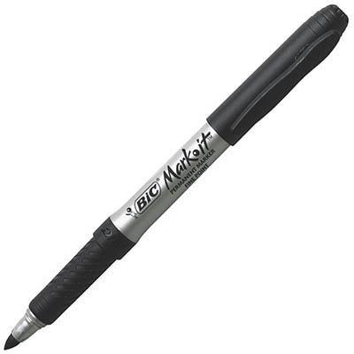Bic Mark-It Permanent Marker Fine 1.1Mm Black 952378 - SuperOffice