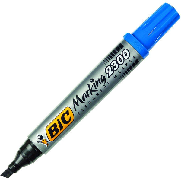 Bic Marking 2300 Ecolutions Permanent Marker Chisel Tip Blue 8209253 - SuperOffice