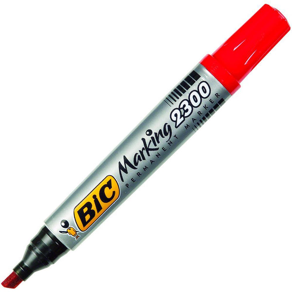 Bic Marking 2300 Ecolutions Permanent Marker Chisel Tip Red 8209243 - SuperOffice