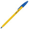 Bic Original Orange Ballpoint Pens Fine Blue Box 12 951997 - SuperOffice