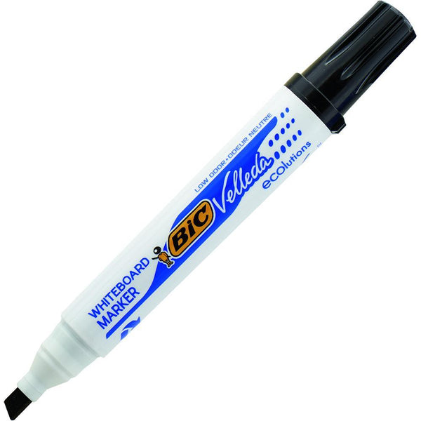 Bic Velleda Ecolutions Whiteboard Marker Chisel Tip Black 904946 - SuperOffice