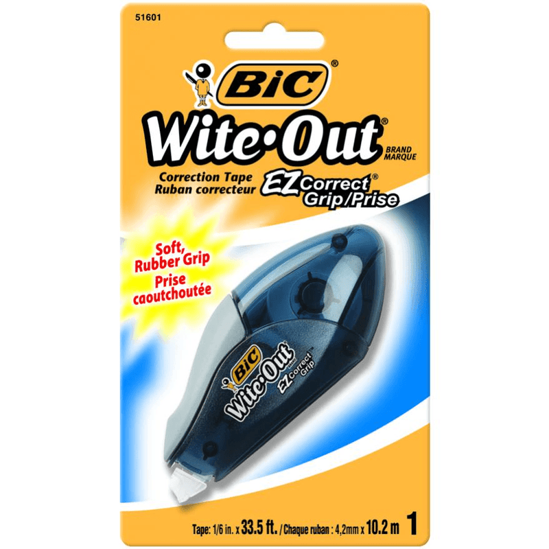 Bic Wite-Out Ez Correct Grip Correction Tape 4.2mmx10.2m Pack 6 751601 (6 Pack) - SuperOffice