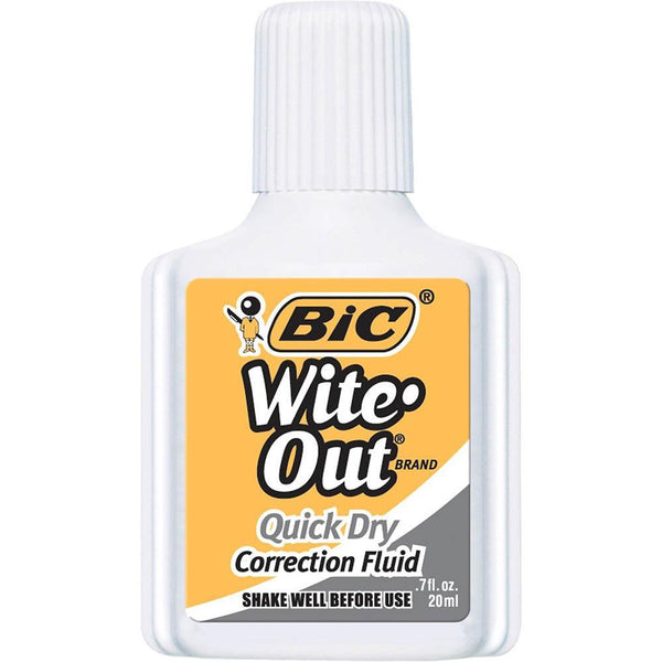 Bic Wite-Out Plus Quick Dry Correction Fluid 20Ml 7506054 - SuperOffice