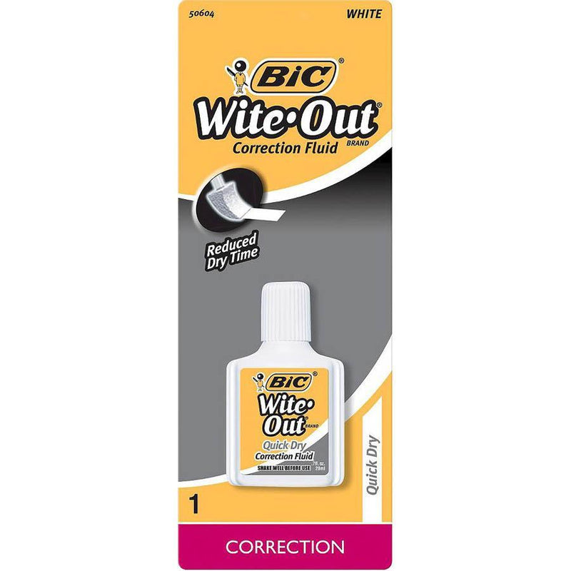 Bic Wite-Out Quick Dry Correction Fluid 20Ml 75060414 - SuperOffice