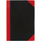 Black And Red Notebook Casebound Feint Ruled 100 Leaf A5 05100 - SuperOffice