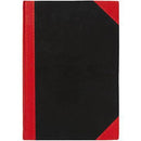 Black And Red Notebook Casebound Ruled 100 Leaf A5 FC6210 - SuperOffice