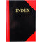 Black And Red Notebook Casebound Ruled A-Z Index 100 Leaf A5 05101 - SuperOffice