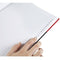 Black And Red Notebook Casebound Ruled A-Z Index Gloss Cover 100 Leaf A4 43114 - SuperOffice