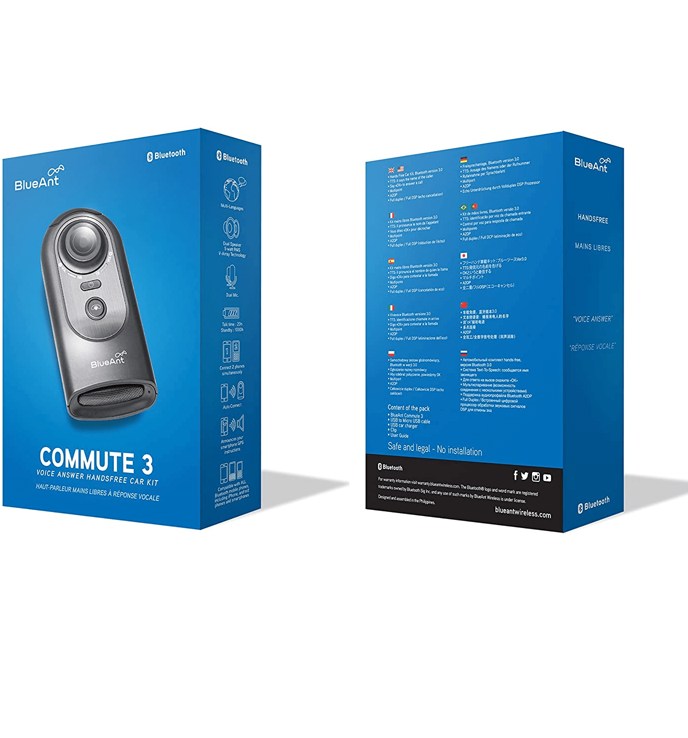 Handsfree Car Blueant Handsfree Bluetooth BlueAnt CMT-3