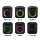 BlueAnt Portable X4 Bluetooth Party Speaker Light Up Microphone Black X4-BK - SuperOffice