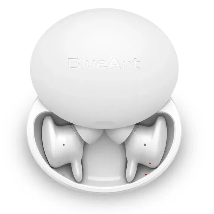 BlueAnt Pump Air EPIC True Wireless Earbuds Earphones Active Noise Cancelling White PUMP-AIR-EPIC-WH - SuperOffice