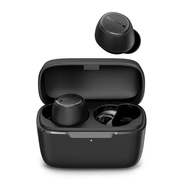 BlueAnt Pump Air Lite 2 True Wireless Earbuds Earphones Black Headphones PUMP-AIR-LITE2-BK - SuperOffice